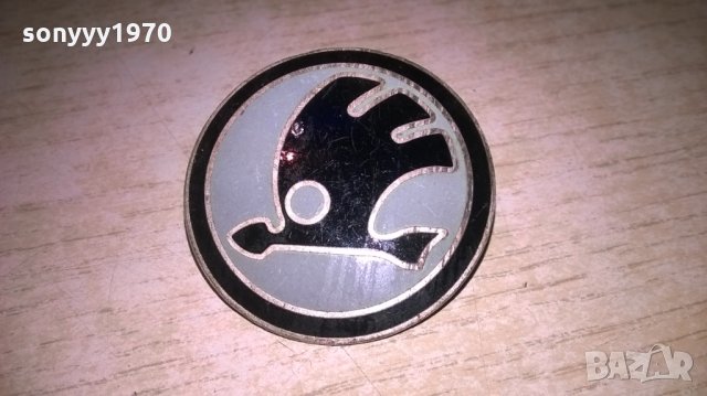 ❤️skoda-4см-РЕТРО метална емблема, снимка 3 - Аксесоари и консумативи - 25035583