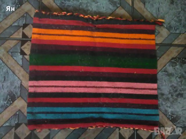 Много Старa Българскa Ръчно Тъкана Вълнена Торбичка