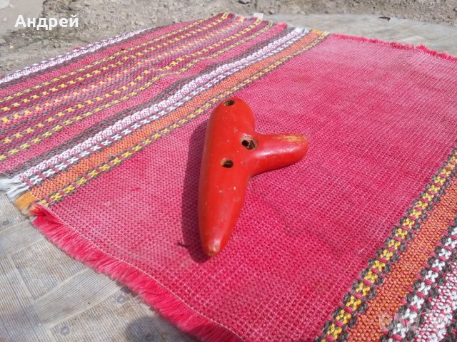 Стара окарина, снимка 4 - Антикварни и старинни предмети - 22775026