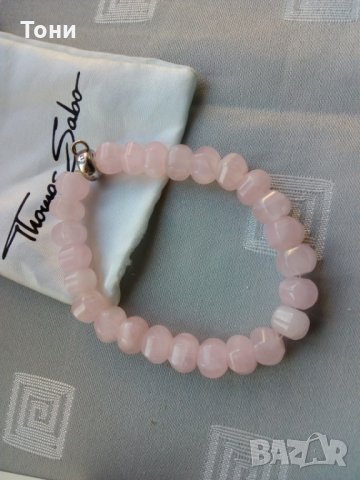 Гривна от розов кварц Thomas Sabo и розова перла Thomas Sabo, снимка 10 - Гривни - 25842512