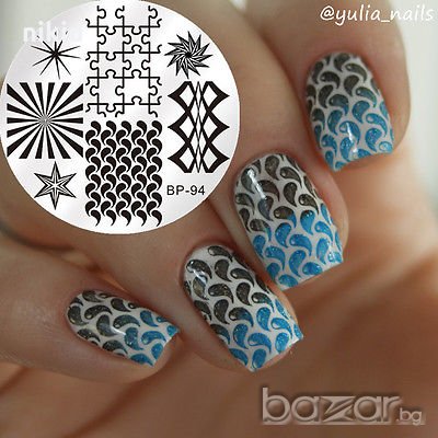 кръгъл Шаблон за щампа печати за нокти плочка оригинал BORN PRETTY BP-94, снимка 4 - Продукти за маникюр - 19141428