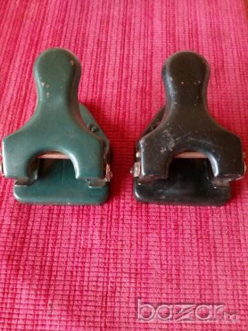 Стари масивни перфоратори за хартия, снимка 2 - Антикварни и старинни предмети - 20603840