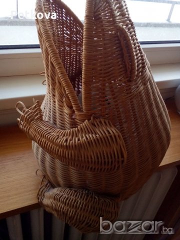 Декоративно плетено кошче
