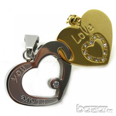  Висулка 2бр сърца