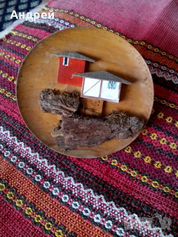 Стара дървена декорация #6