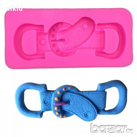 колан тока силиконов молд форма за фондан украса торта декорация мъфини