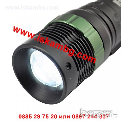 Мощен фенер ( ПРОЖЕКТОР ) POWER STYLE с CREE LED,500 lm, Police, снимка 6 - Екипировка - 12392141