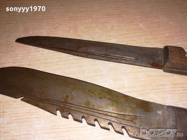 три стари ножа-ретро колекция-37/34/30см, снимка 17 - Колекции - 21073492