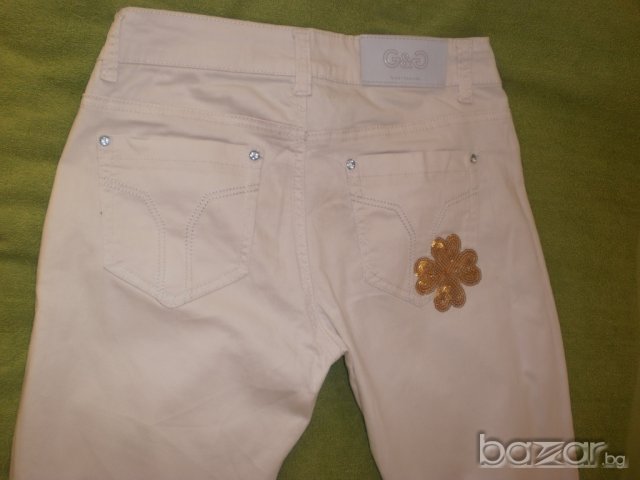 Бял панталон Gengy, размер 26, снимка 7 - Дънки - 7876474