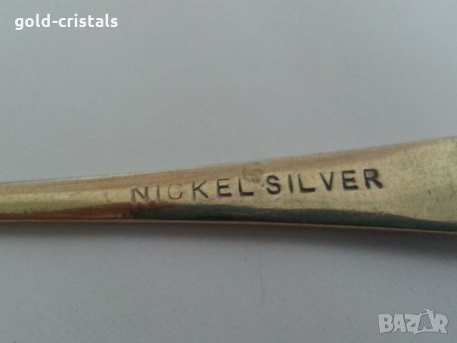 старинна посребрена лъжичка, снимка 3 - Антикварни и старинни предмети - 26050510