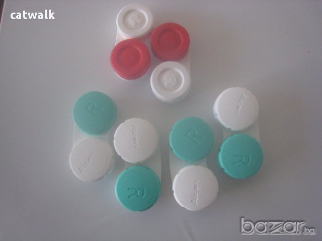 6 бр нови контейнери за съхранение на лещи