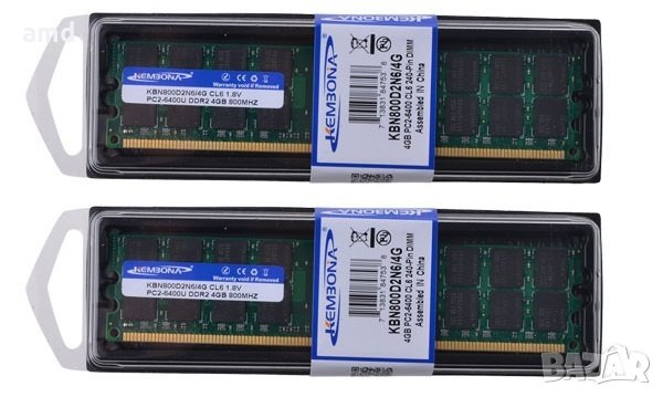 НОВИ! 4GB DDR2 800MHz Ram, снимка 1 - RAM памет - 21600581