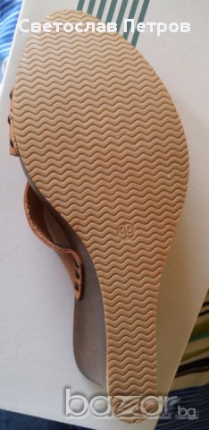 Дамски сандали S.Oliver 38 номер,естествена кожа.Стелка 25,5см, снимка 3 - Сандали - 15961869