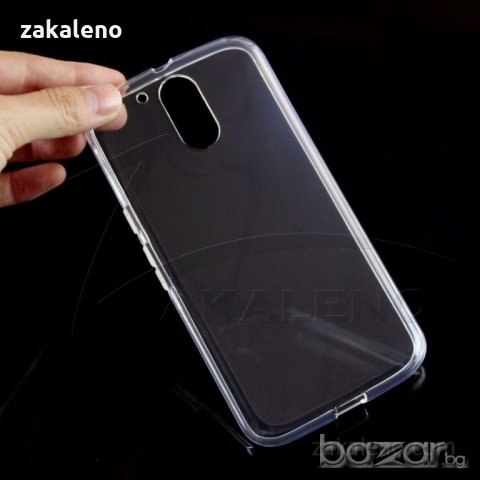 Висок клас прозрачен силиконов калъф/гръб за Motorola