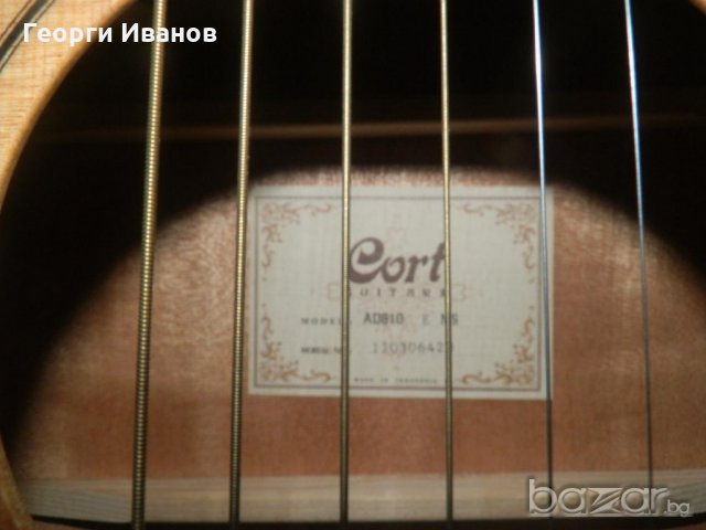 Продавам Електроакустична китара „Cort” – много запазена, почти нова, снимка 5 - Китари - 19719445