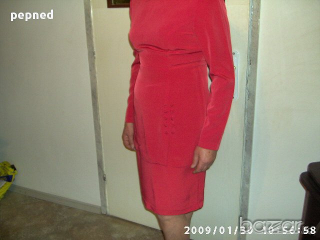 Рокля с дълъг ръкав за сезона р.Л, снимка 3 - Рокли - 17027719