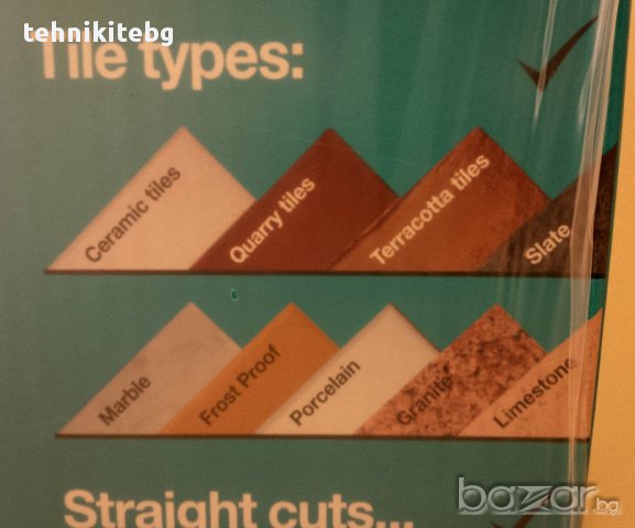 Чисто нова английска машина с водно рязане за гранитогрес/теракот/гранит/мрамор и други, снимка 3 - Други инструменти - 17936687