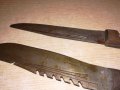 три стари ножа-ретро колекция-37/34/30см, снимка 17