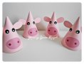 Парти шапки прасенце - за детски рожден ден на тема Ферма, снимка 2