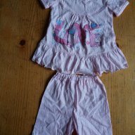 Детски к-т с къс ръкав и панталон, снимка 1 - Панталони и долнища за бебе - 18365456