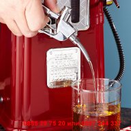 Червена Ретро бензинова колонка за напитки - код ДВОЙНА, снимка 3 - Други стоки за дома - 12339870