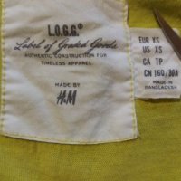Дам.тениска-"H&M"-/памук/-жълто-зелена. Закупена от Италия., снимка 3 - Тениски - 21975230