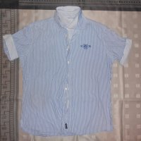 Мъжка риза с къс ръкав и двойна яка McNeal, снимка 5 - Ризи - 22421993
