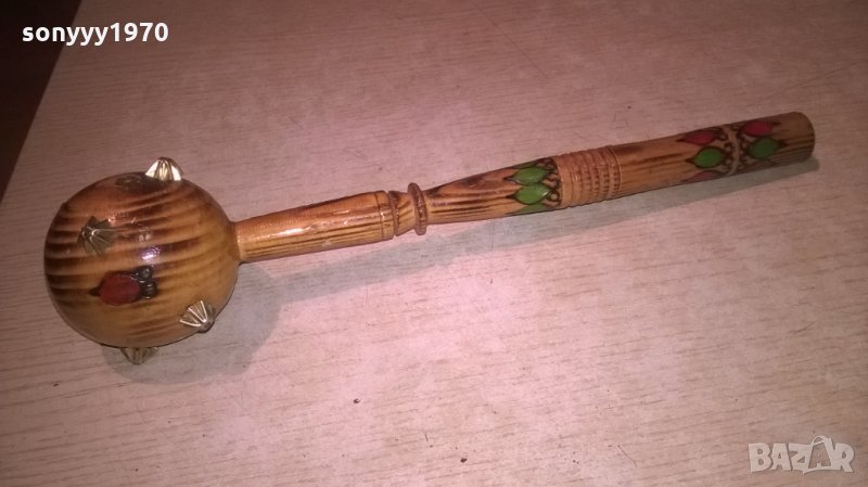 дървен боздуган-33х9см, снимка 1