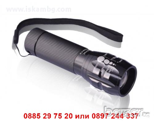 CREE LED фенер със ZOOM - K01, снимка 1