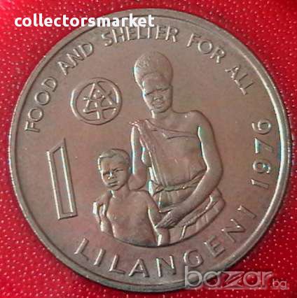 1 лилангени 1976 FAO, Свазиленд, снимка 1