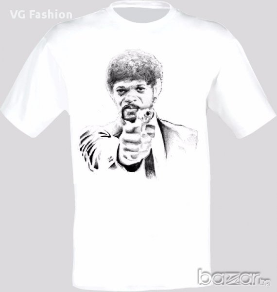 Криминале Pulp Fiction Jules Winnfield Тениска Мъжка/Дамска S до 2XL, снимка 1