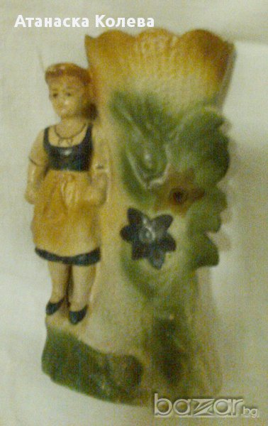 Керамична ваза /ретро/, снимка 1