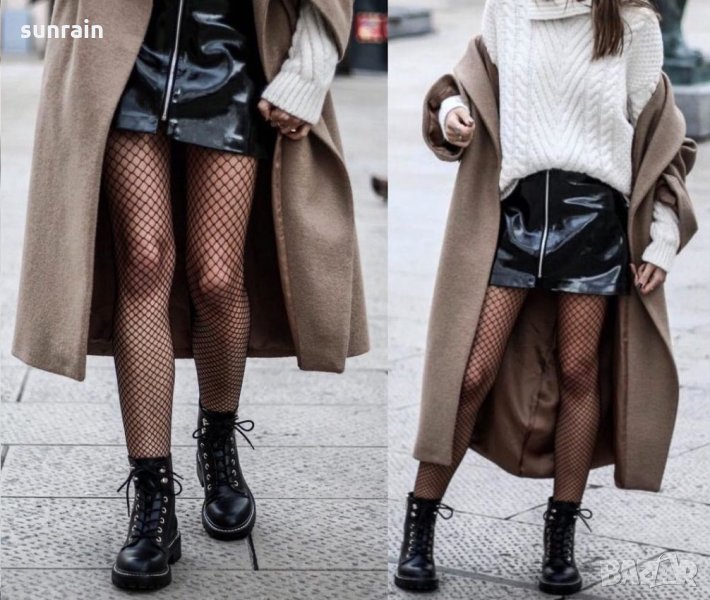 ХИТ... страхотен дамски чорапогащник дребна мрежа, снимка 1