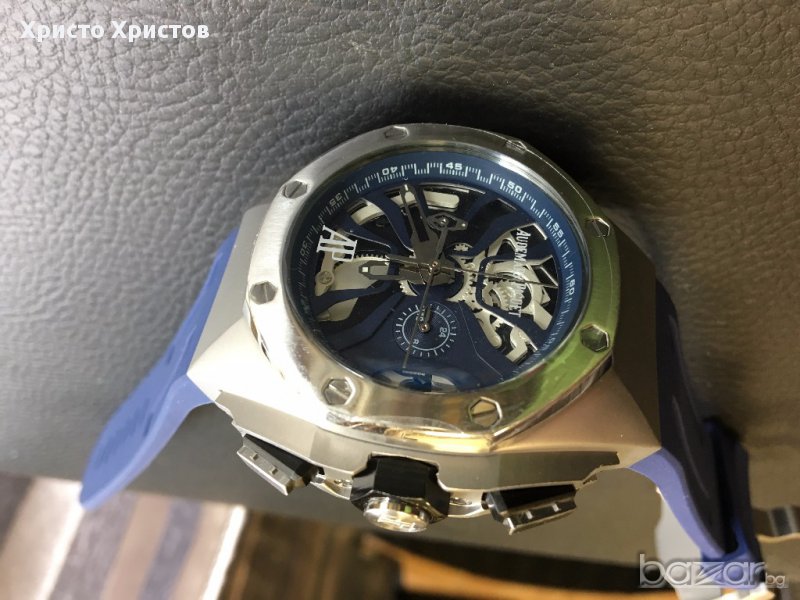 Audemars Piguet CONCEPT LAPTIMER MICHAEL SCHUMACHER BLUE реплика клас ААА+, снимка 1