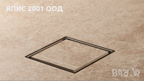 Сифон за баня с вграждане на плочка и сух затвор против миризми, снимка 1