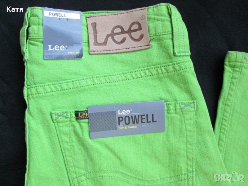 Зелени дънки Lee нови р.30, снимка 1