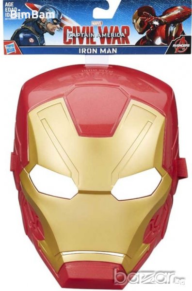 Промоция ! Маска Iron Man Super Hero Mask Marvel / Железния човек, снимка 1