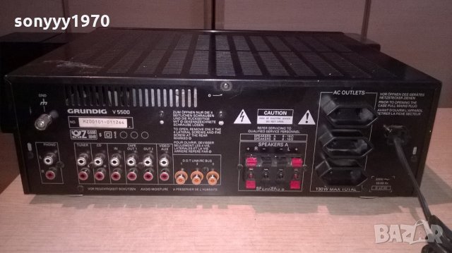 grundig v5500 amplifier-made in germany-внос швеицария, снимка 13 - Ресийвъри, усилватели, смесителни пултове - 22121903