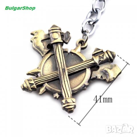 🌎 ⚔️ 🛡️ World of Warcraft лого - щит и брадви, снимка 4 - Други - 23600750