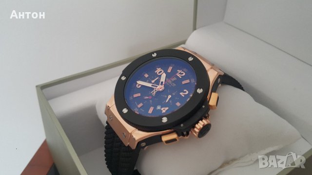 Hublot Модел Gold BIG BANG мъжки стилен часовник, снимка 5 - Мъжки - 21641358