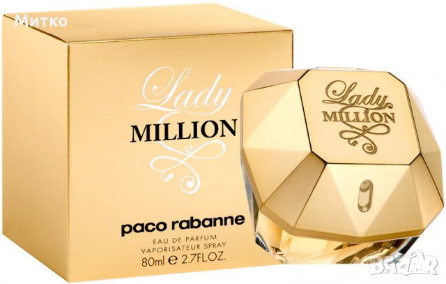 Lady Million Paco Rabanne 80 ml eau de parfum дамски парфюм, снимка 1 - Дамски парфюми - 25333151