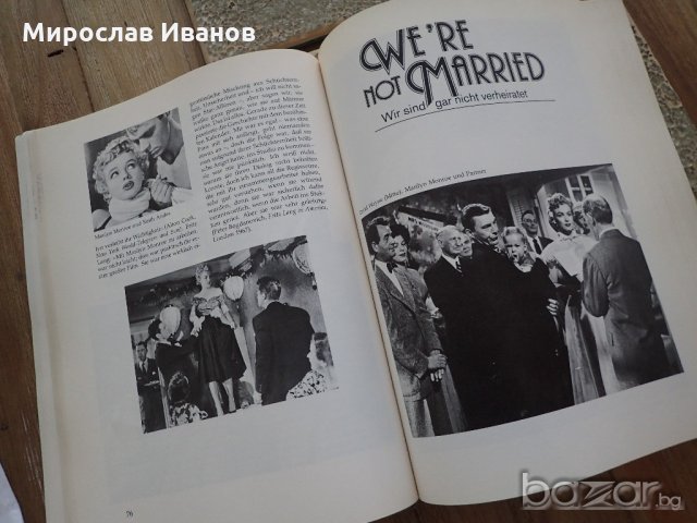 уникална старинна книга с Филмите на Мерилин Монро, снимка 4 - Енциклопедии, справочници - 21346252
