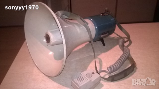 monacor tm-20 hi-power megapgone-made in taiwan-от франция, снимка 3 - Микрофони - 26184398