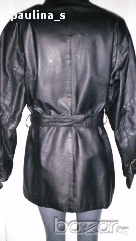 Луксозно кожено манто / яке  "G I I I"-genuine leather, естествена кожа / голям размер , снимка 7 - Палта, манта - 16982330