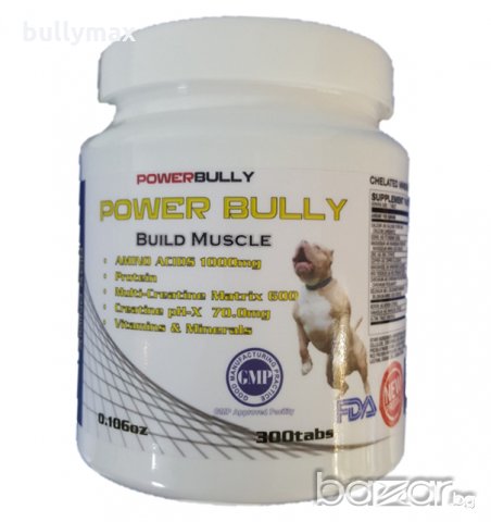Протеин Power Bully 300 таблетки, снимка 1 - За кучета - 19604089