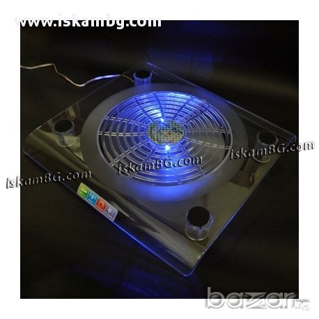 Охладител за лаптоп с голям вентилатор - код NB-7, снимка 3 - Лаптоп аксесоари - 13459874