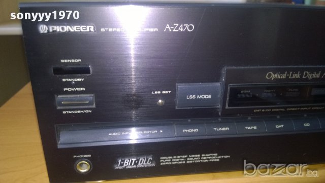 pioneer a-z470stereo amplifier-optical in-japan 360watts-optical in-внос швеицария, снимка 8 - Ресийвъри, усилватели, смесителни пултове - 8690099