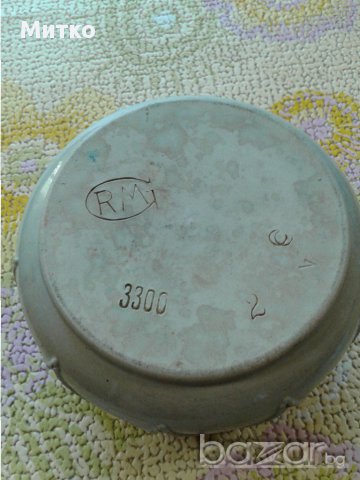 Ваза гранитогрес и чаша гранитогрес маркирани и стари - за ценители., снимка 12 - Вази - 14276815