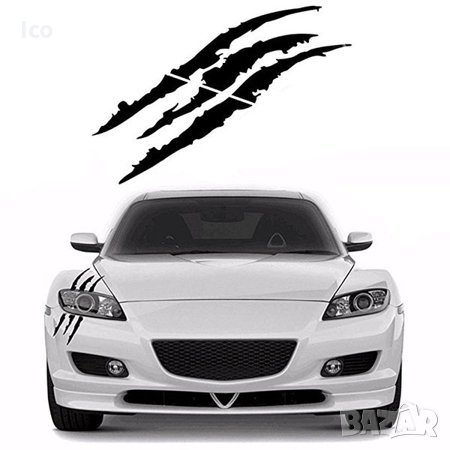 Стикер за кола около фара тип тунинг