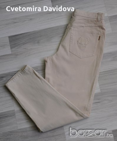 Дънки бежави, снимка 3 - Дънки - 20595408